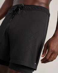 6" Rush Short Lined -- Black