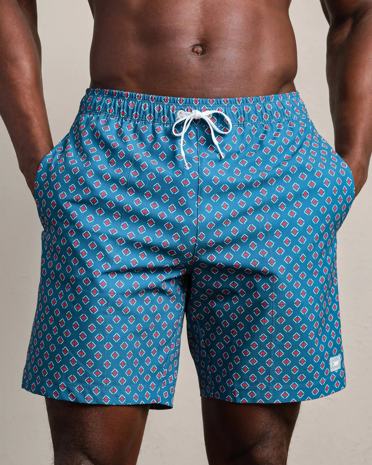 7.5" R&R Trunk - Lined -- Ash Blue Geo