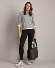 All Ready Knit Sweater -- Heather Gray