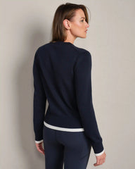All Ready Knit Sweater -- Navy Blue