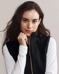 AloftFleece Vest -- Black