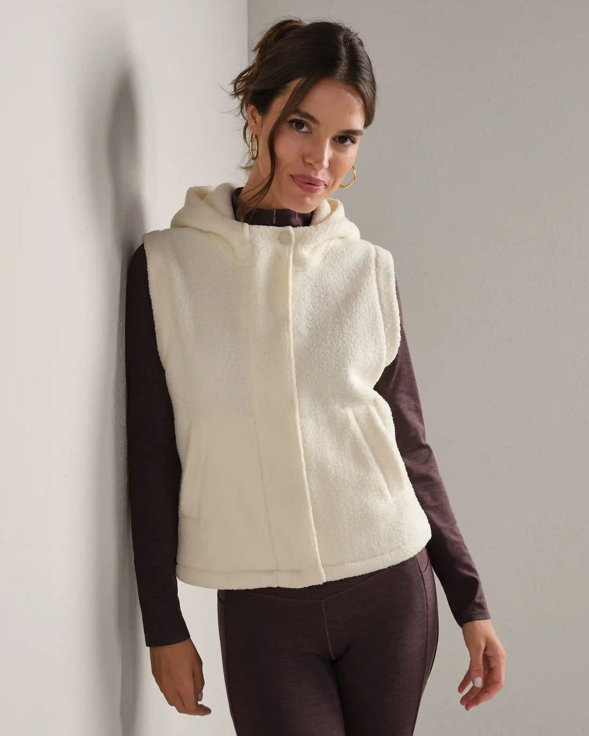 AloftFleece Vest -- Ivory