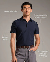 Approach Tech Polo -- True Navy