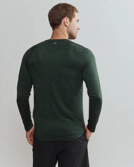 Atmosphere Long Sleeve Tee -- Jungle Green Heather