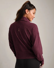 Atmosphere Full Zip -- Bordeaux Red Heather