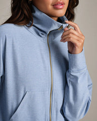 Atmosphere Full Zip -- Forever Blue Heather