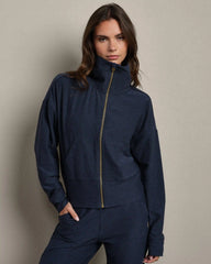 Atmosphere Full Zip -- Navy Heather