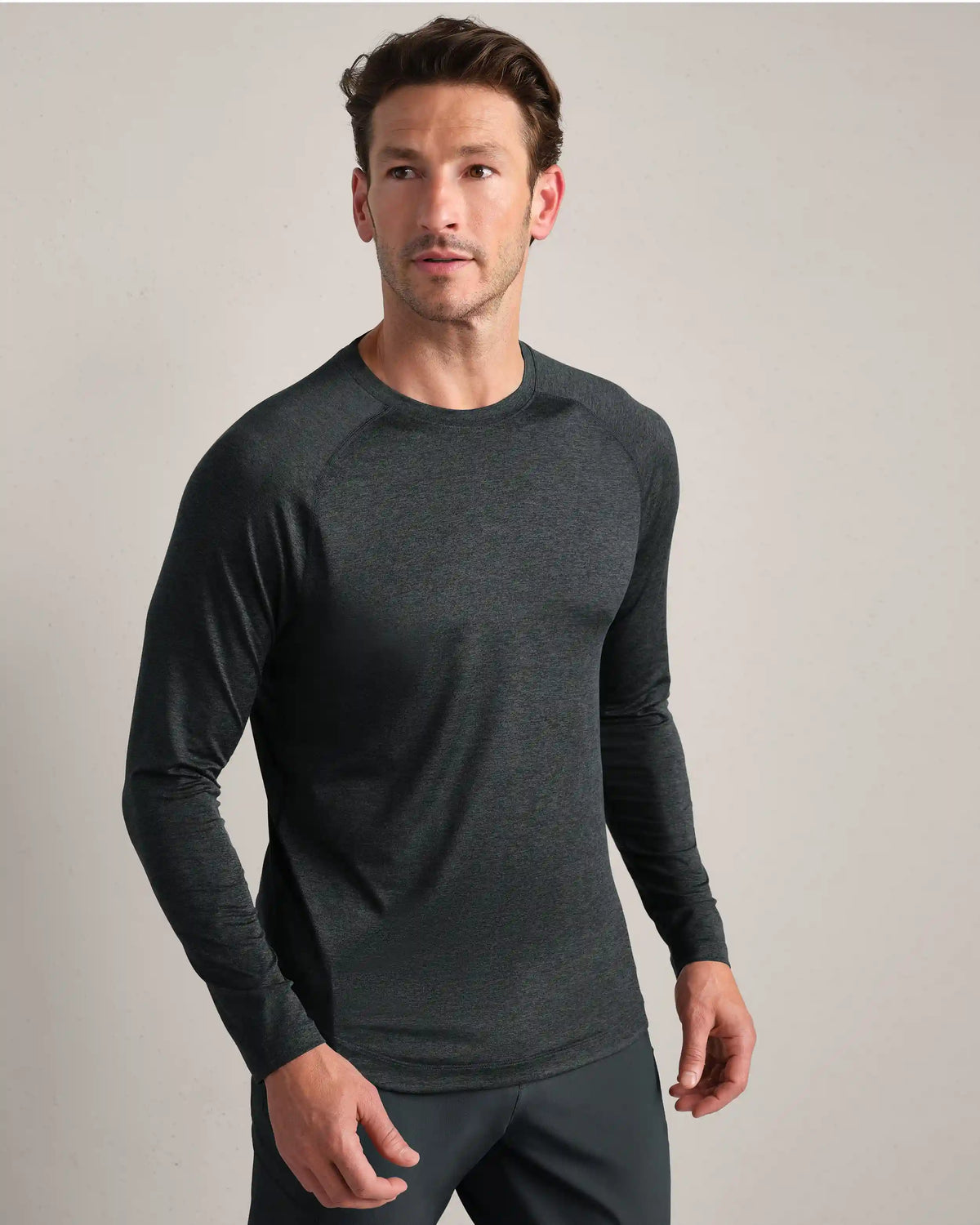 Atmosphere Long Sleeve Tee -- Pine Gray Heather