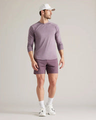 Atmosphere Long Sleeve Tee -- Shadow Plum/Gray Stone Heather
