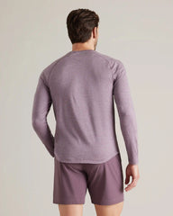Atmosphere Long Sleeve Tee -- Shadow Plum/Gray Stone Heather