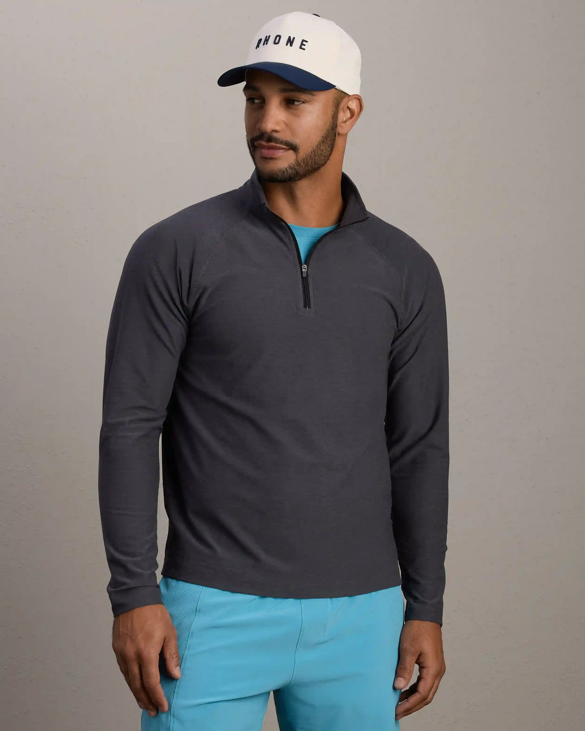Atmosphere Midweight 1/4 Zip -- Asphalt