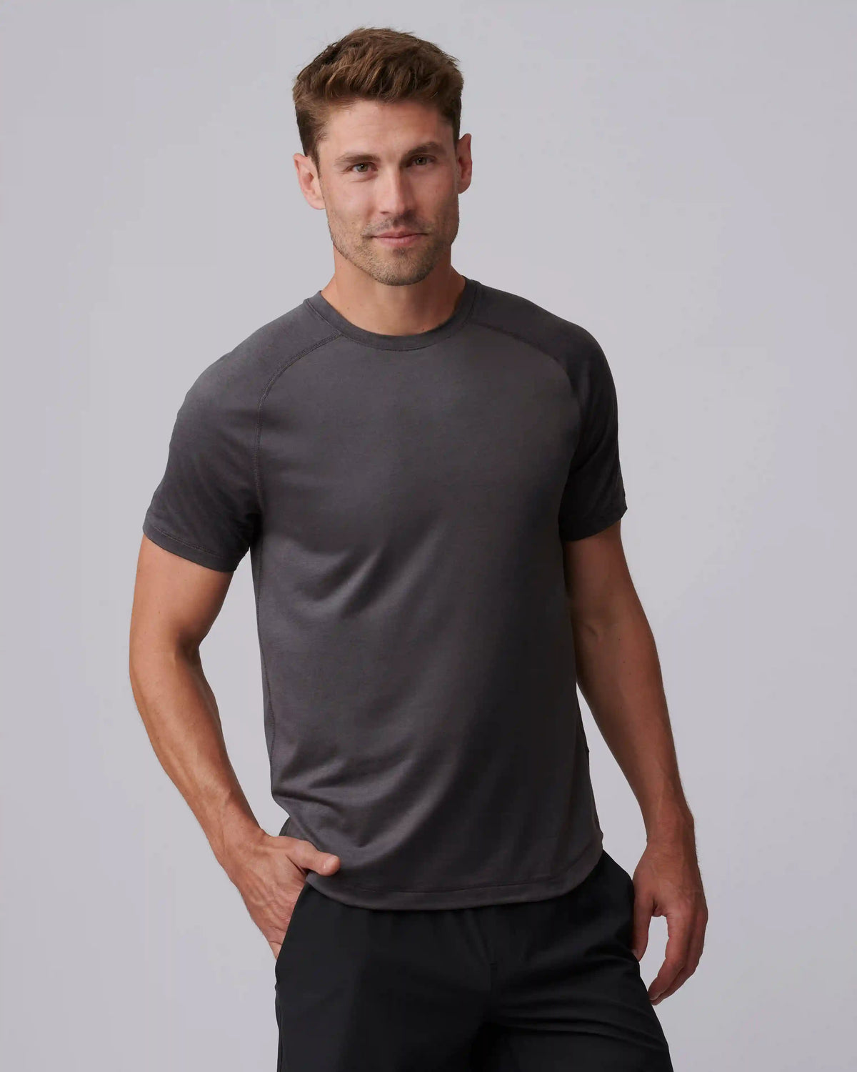 Atmosphere Tee -- Asphalt Heather
