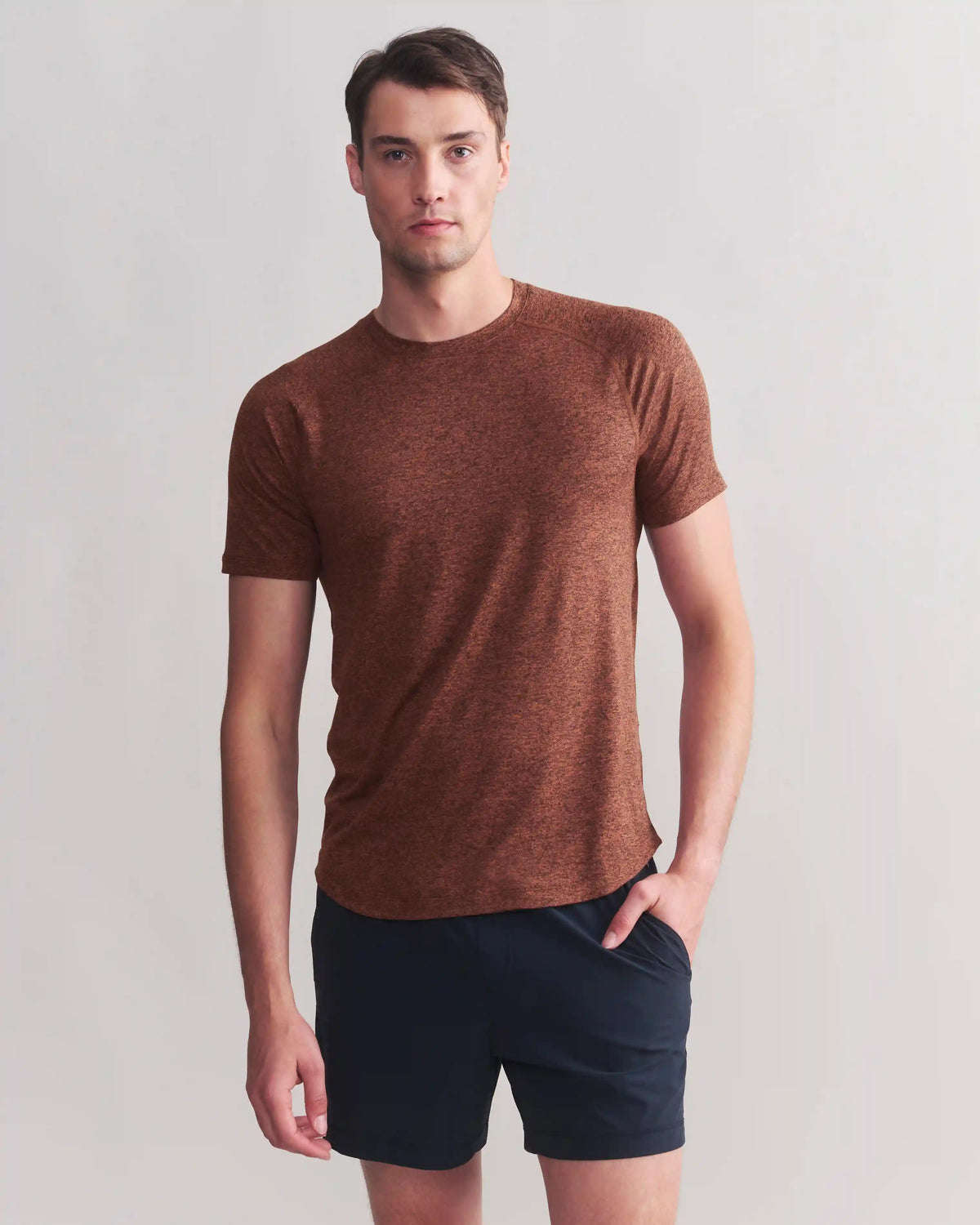 Atmosphere Tee -- Cinnamon Heather