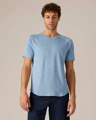 Atmosphere Tee -- Frozen Fjord Blue Heather