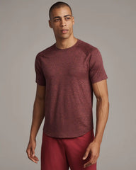 Atmosphere Tee -- Red Brick/Navy Heather