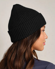 Aurora Patch Beanie -- Black