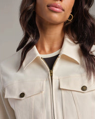 Avenue Jacket -- Ivory