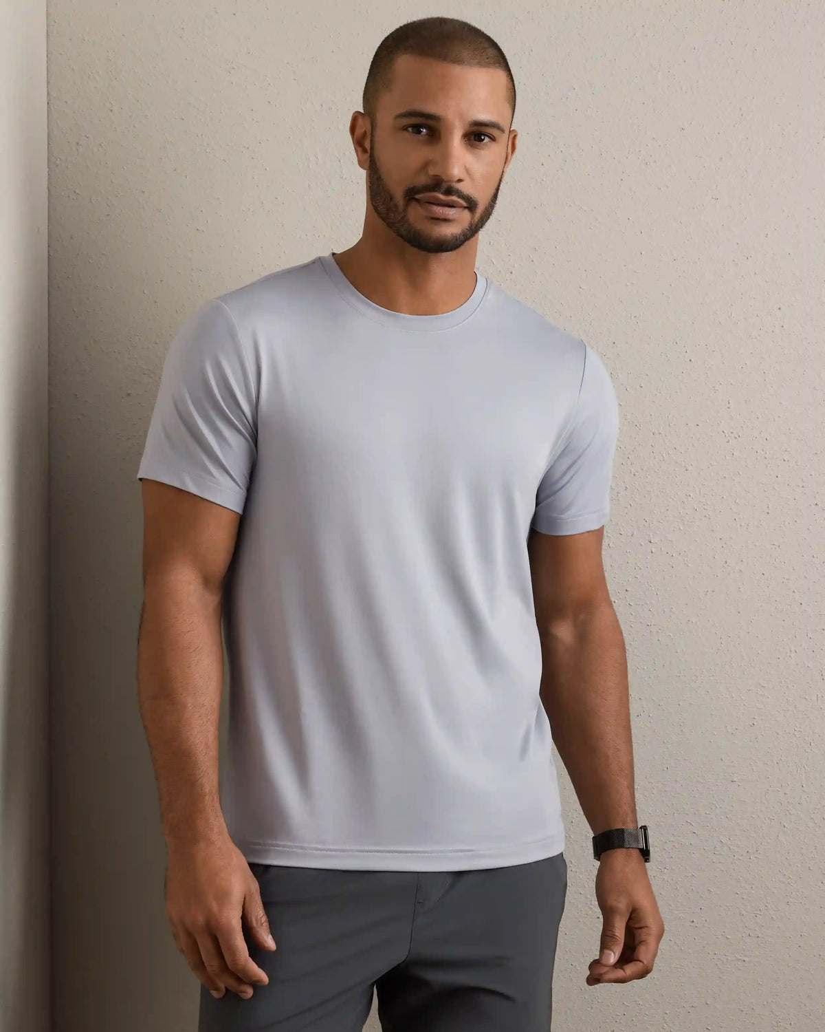 Baseline Tee -- Sleet Gray