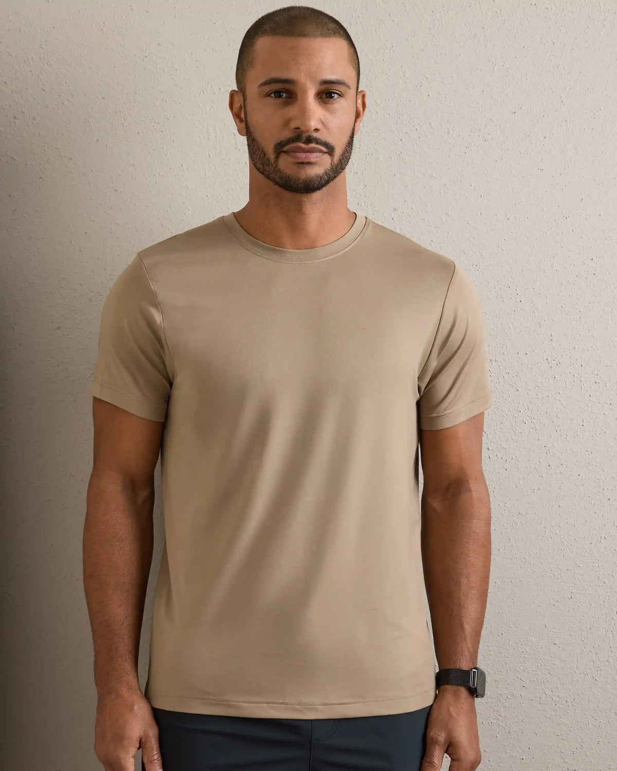 Baseline Tee -- Timberwolf Brown