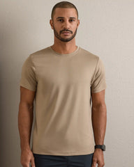 Baseline Tee -- Timberwolf Brown