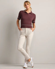 Birdie Slim Trouser -- Light Sand