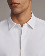 Brezza Linen-Blend Shirt -- Bright White