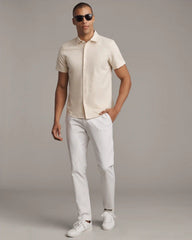 Brezza Linen-Blend Short Sleeve Shirt -- Linen