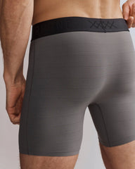 C.O.R. Active 6" Boxer Brief -- Smoke