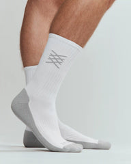 C.O.R. Crew Sock -- White