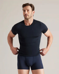 C.O.R. Crew Neck Undershirt -- Pure Black