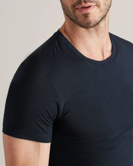 C.O.R. Crew Neck Undershirt -- Pure Black
