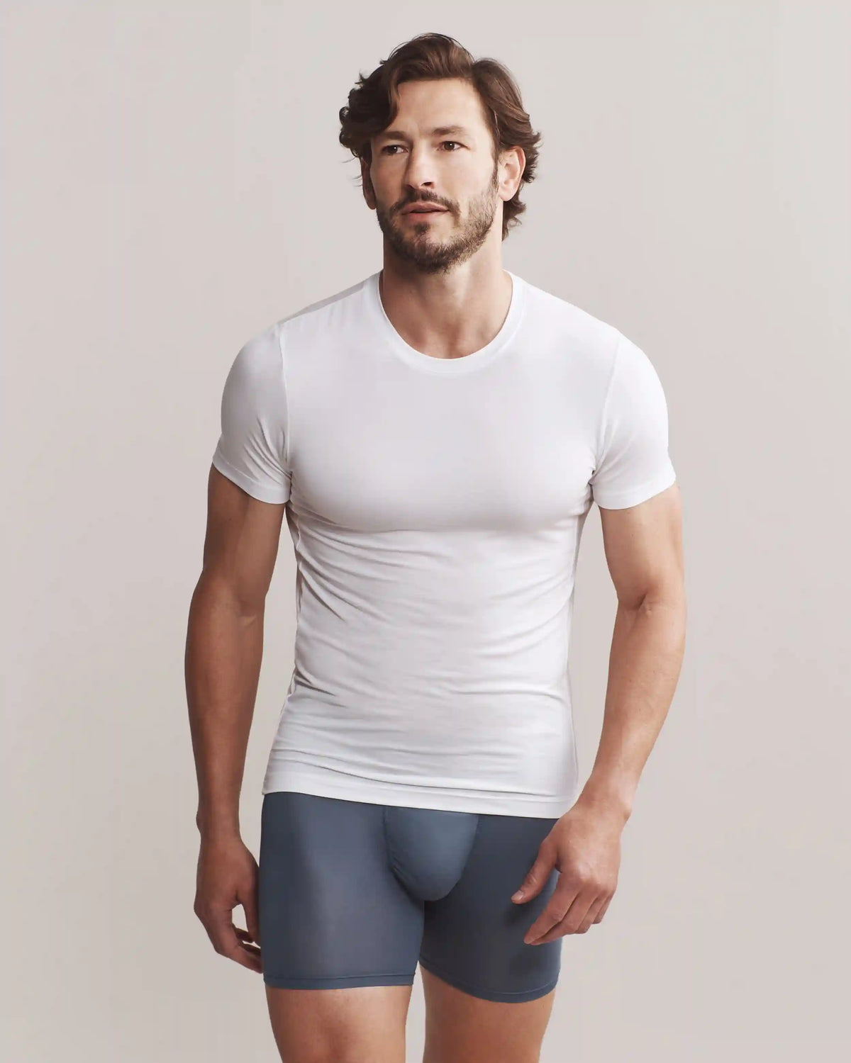 C.O.R. Crew Neck Undershirt -- Bright White
