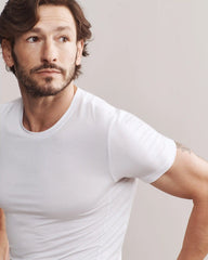 C.O.R. Crew Neck Undershirt -- Bright White