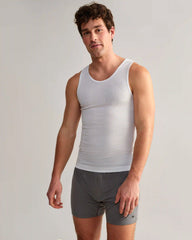 C.O.R. Ribbed Tank -- Bright White