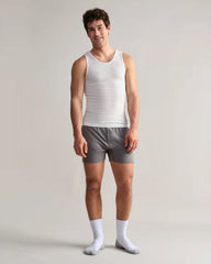 C.O.R. Ribbed Tank -- Bright White