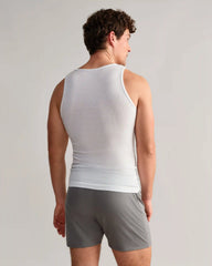 C.O.R. Ribbed Tank -- Bright White