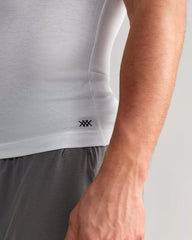 C.O.R. Ribbed Tank -- Bright White