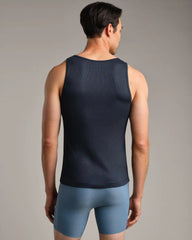 C.O.R. Ribbed Tank -- True Navy