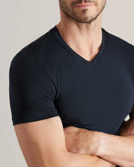 C.O.R. V-Neck Undershirt -- Pure Black