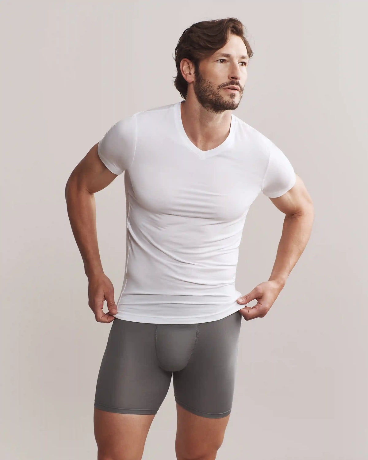 C.O.R. V-Neck Undershirt -- Bright White
