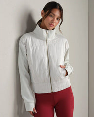 Chalet Quilted Jacket -- Salt