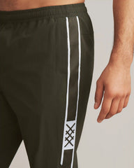 Coaches Track Pant -- Dark Moss
