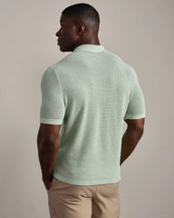 Coastal Johnny Collar Polo -- Cool Mint