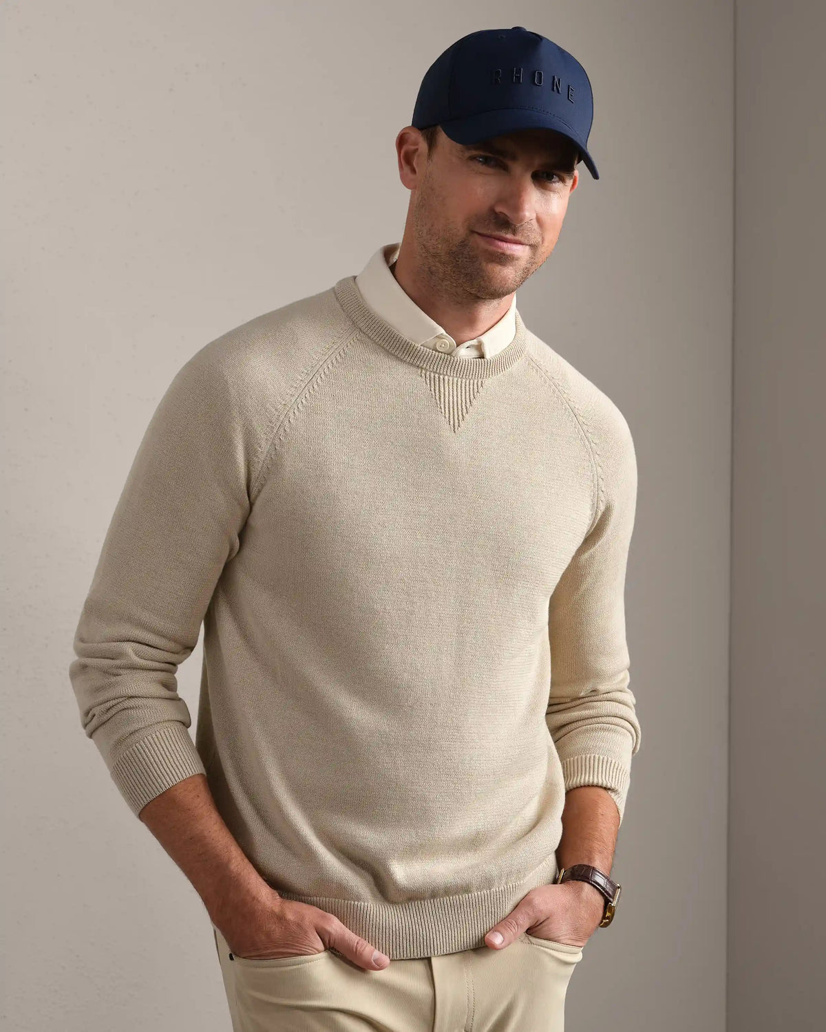 Commuter® Crew Neck Sweater -- Bone