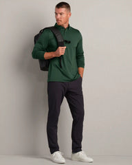 [OFFLINE] Commuter® Long Sleeve Polo -- Moss Green Oxford