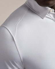 Commuter® Polo -- Sleet Gray Micro Grid