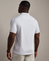 Commuter® Polo -- Sleet Gray Micro Grid