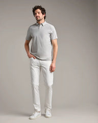 [OFFLINE] Commuter Polo - Slim Fit -- Gray Stone Oxford