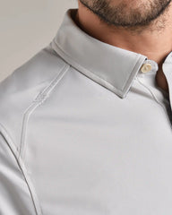 [OFFLINE] Commuter Polo - Slim Fit -- Gray Stone Oxford