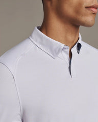 Commuter Polo - Slim Fit -- Purple Haze Micro Grid